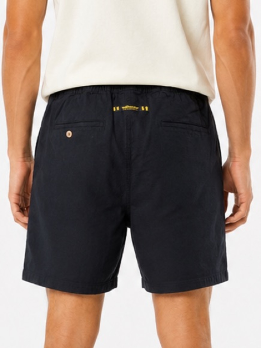 NEW The Hundreds Black Cotton Chino Drawstring Shorts XL Streetwear Skate